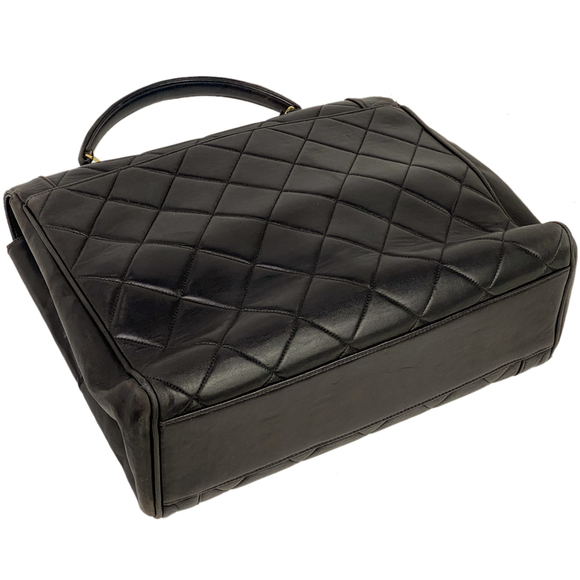 Chanel Cocomark Leather Matelasse Black Handbag - Picture 1 of 15